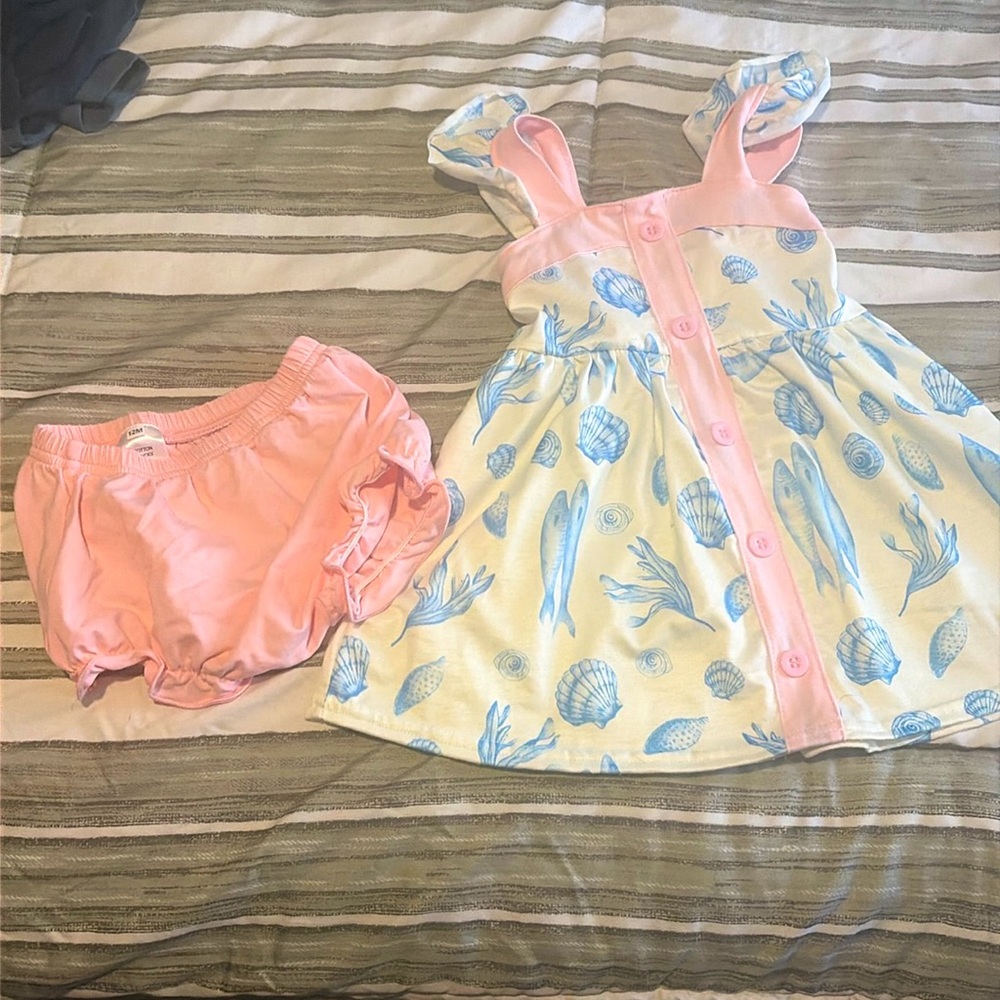 Abby & Evie Dress with bloomers
